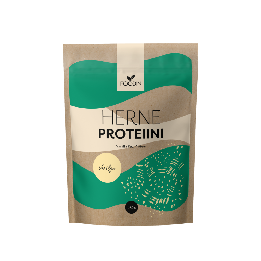 Foodin Herneproteiinijauhe, Vanilja 650g