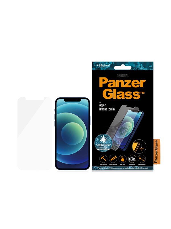 PanzerGlass Näytönsuoja Apple iPhone 12 Mini -puhelimelle | Standardi istuvuus