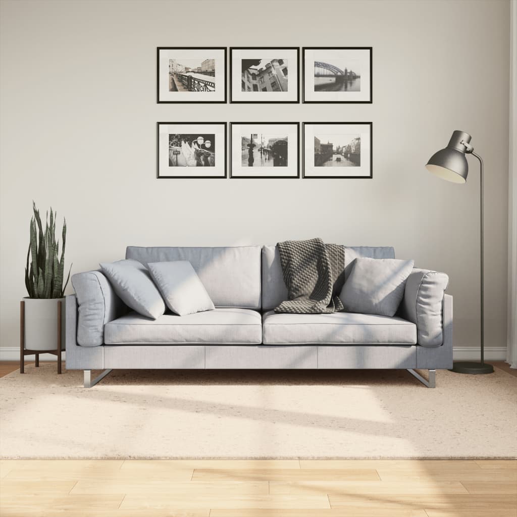 vidaXL Matto HUARTE beige 160x230 cm